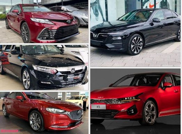 Xe sedan giá 1 tỷ tháng 3: Toyota Camry vẫn 