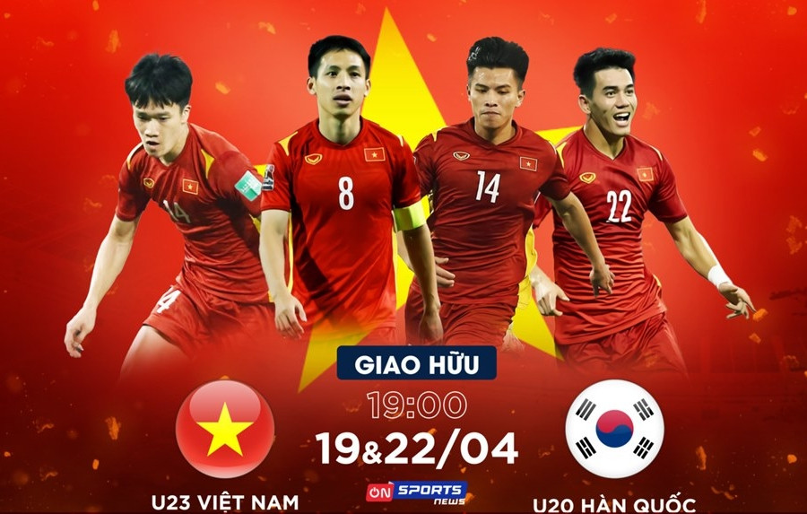 Xem trực tiếp bóng đá U23 Việt Nam vs U20 Hàn Quốc ở đâu?