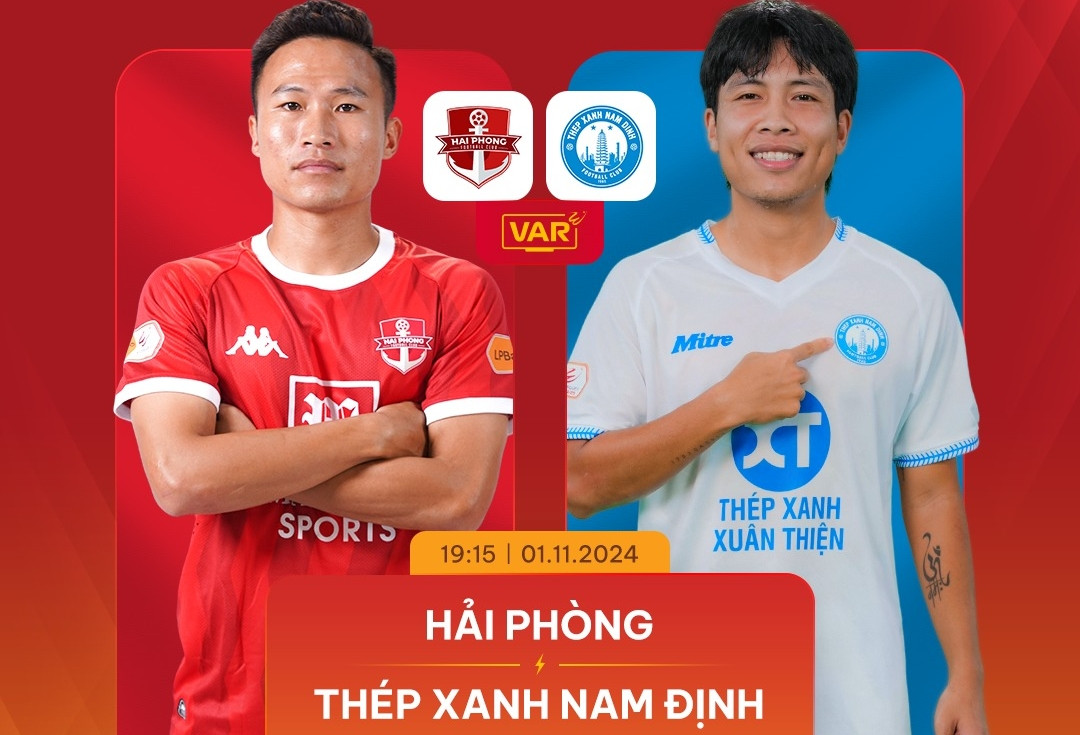  Trực tiếp bóng đá Hải Phòng vs Nam Định: Trở lại đường đua