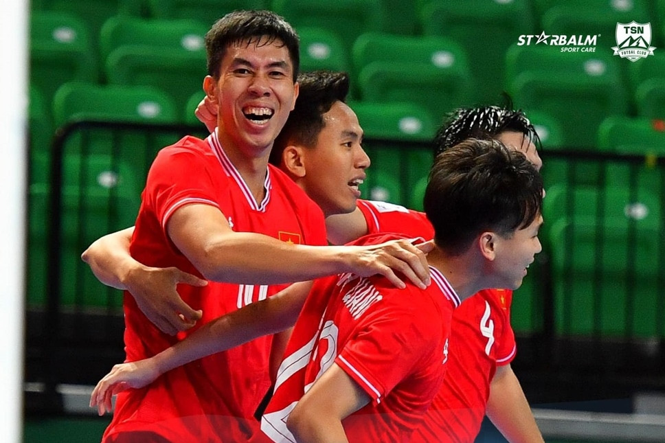  Tuyển futsal Việt Nam đánh bại Malaysia, vẫn xếp sau Thái Lan