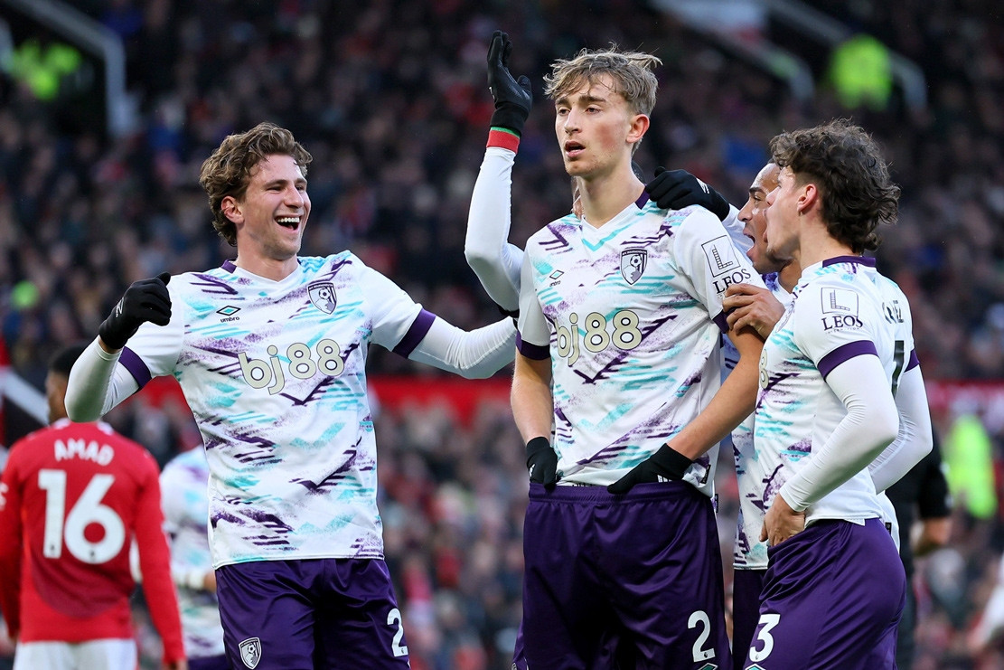  Trực tiếp MU 0-1 Bournemouth: Bruno Fernandes phung phí cơ hội (H1)