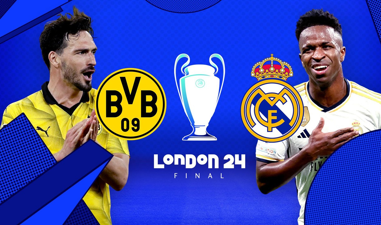  Trực tiếp chung kết Cup C1 Real Madrid vs Dortmund: Đội hình siêu tấn công