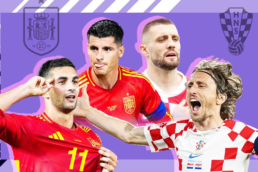  Link xem trực tiếp Tây Ban Nha vs Croatia, bảng B Euro 2024