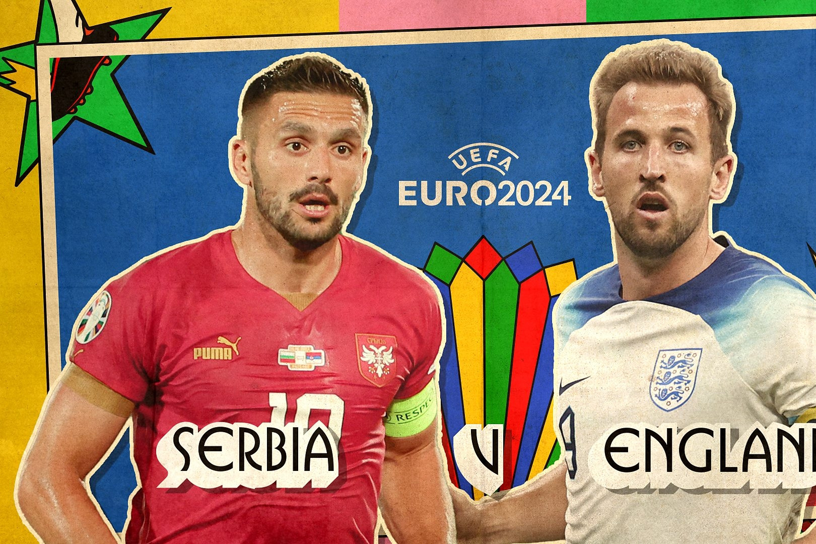  Link xem trực tiếp Anh vs Serbia - Bảng C EURO 2024