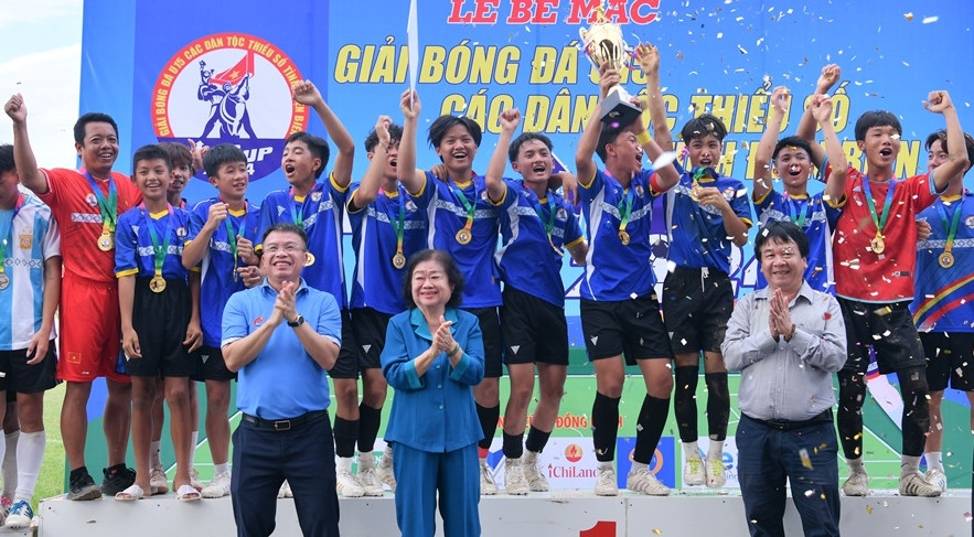  Xác định đội vô địch giải U15 các dân tộc thiểu số tỉnh Điện Biên năm 2024