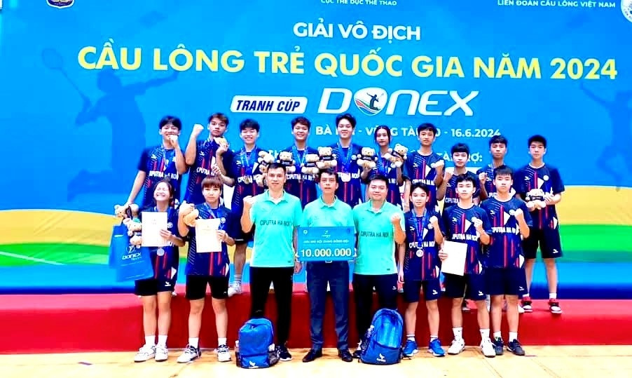  Dấu ấn thành tích mới của CLB Cầu lông Ciputra Hanoi