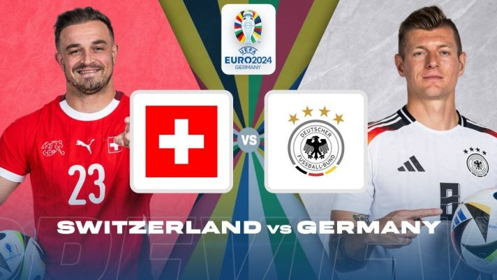  Link xem trực tiếp Thụy Sỹ vs Đức - Bảng A EURO 2024