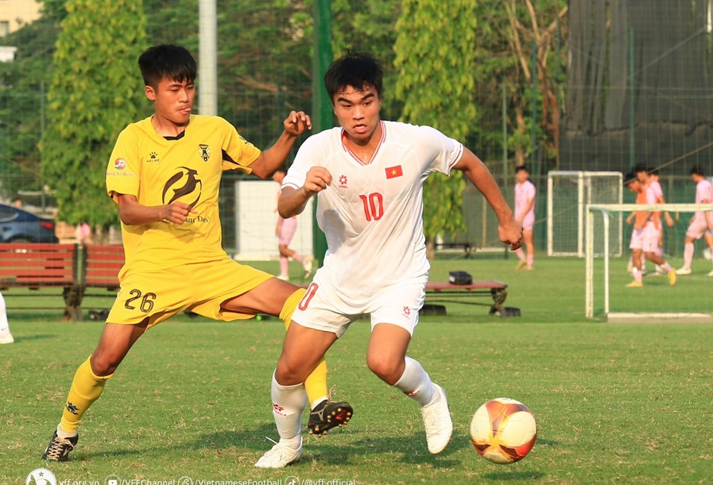  U19 Việt Nam thua tối thiểu U19 Trung Quốc ở giải U19 quốc tế