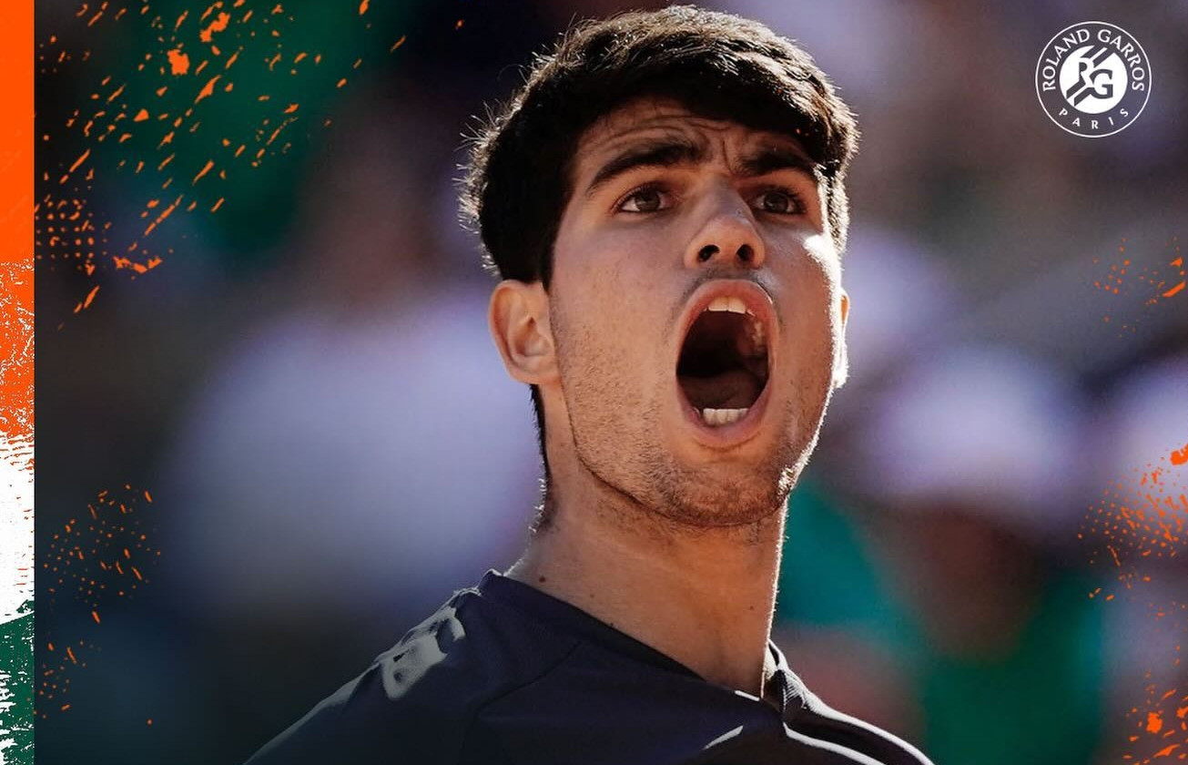  Alcaraz lần đầu vào chung kết Roland Garros, phá kỷ lục của Nadal