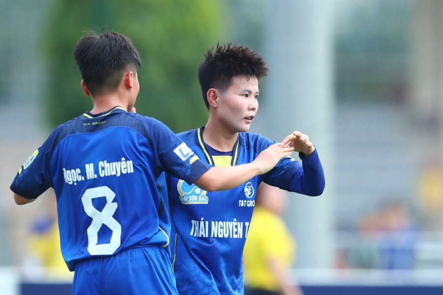  Giải bóng đá nữ VĐQG 2024: Thái Nguyên T&T có chiến thắng đậm