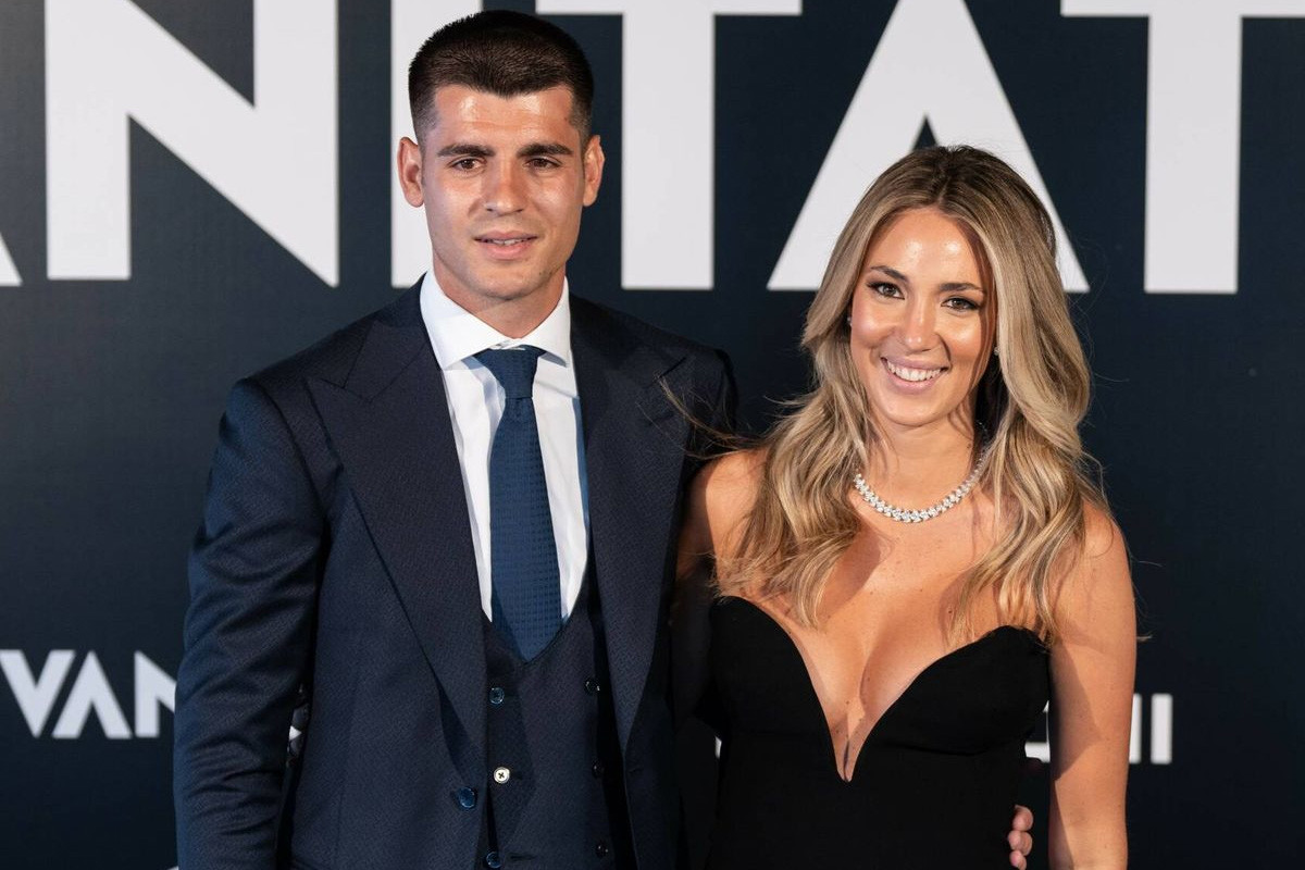  Morata quay lại với vợ sau nửa năm xa cách