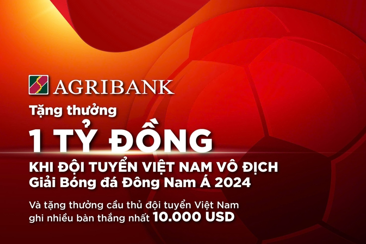  Agribank ‘tiếp lửa’ đội tuyển Việt Nam chinh phục ngôi vương ASEAN Cup 2024