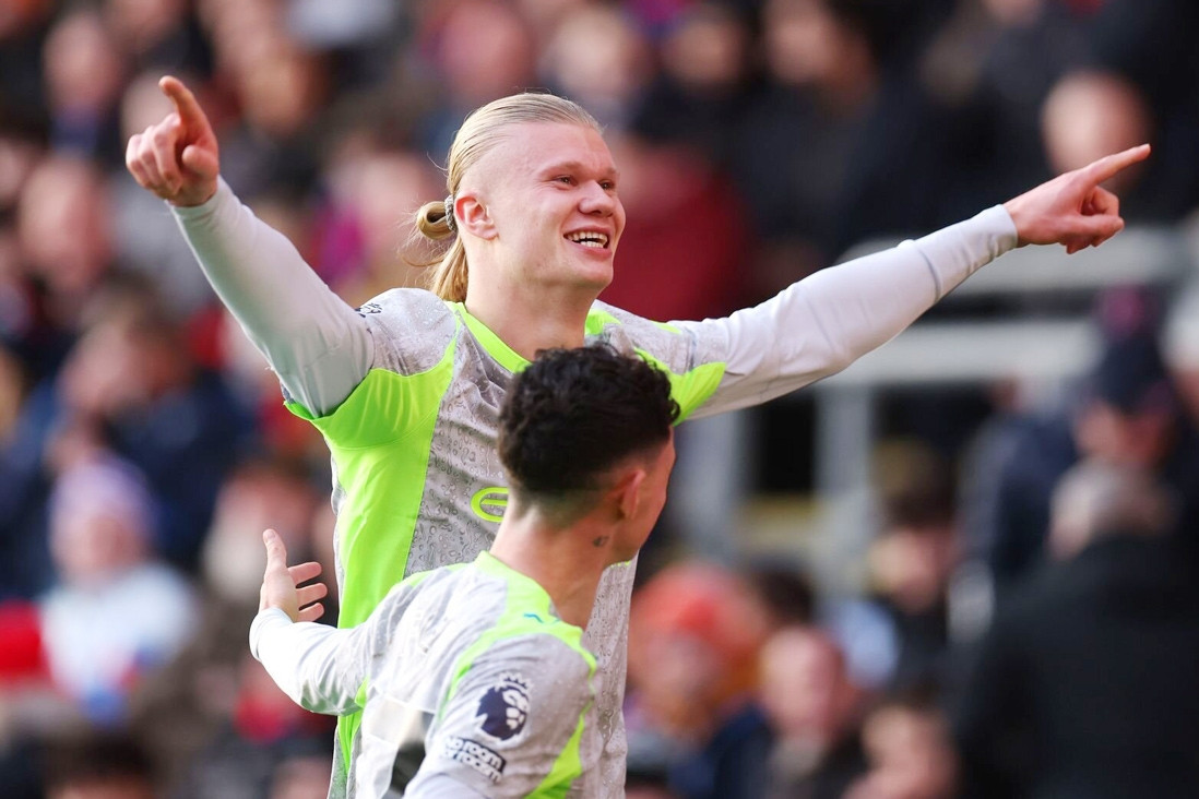 Haaland và Foden rực sáng, Man City đè bẹp Crystal Palace