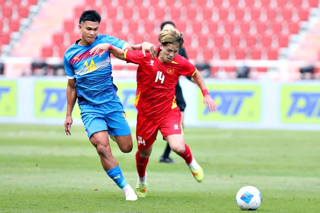 Trực tiếp bóng đá U22 Việt Nam 0-0 U22 Philippines: Thế trận sôi động