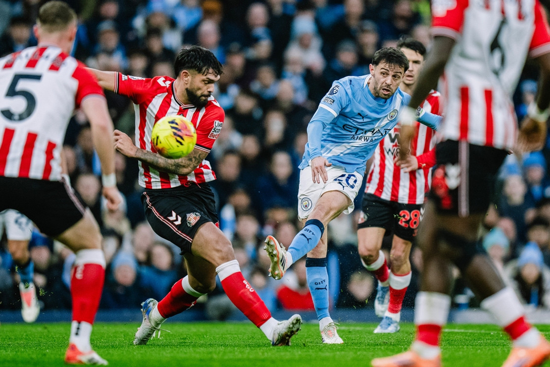Trực tiếp Man City 1-0 Sunderland: Siêu phẩm của Ruben Dias (H1)