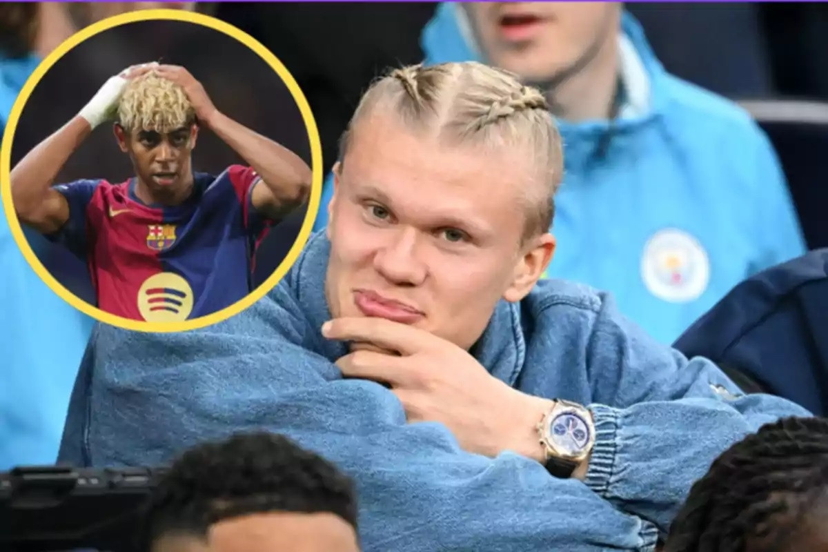 Haaland choáng với Lamine Yamal, bùng lên tin đồn gia nhập Barca