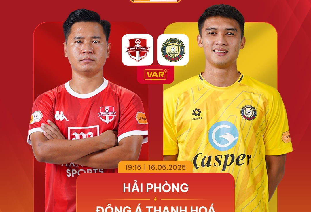 Trực tiếp bóng đá Hải Phòng vs Thanh Hóa, 19h15 hôm nay 16/5