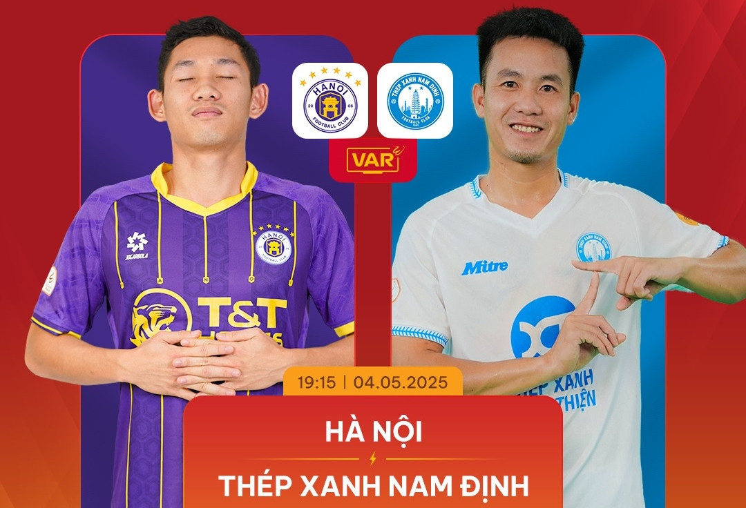 Trực tiếp bóng đá Hà Nội vs Nam Định: Siêu kinh điển V-League