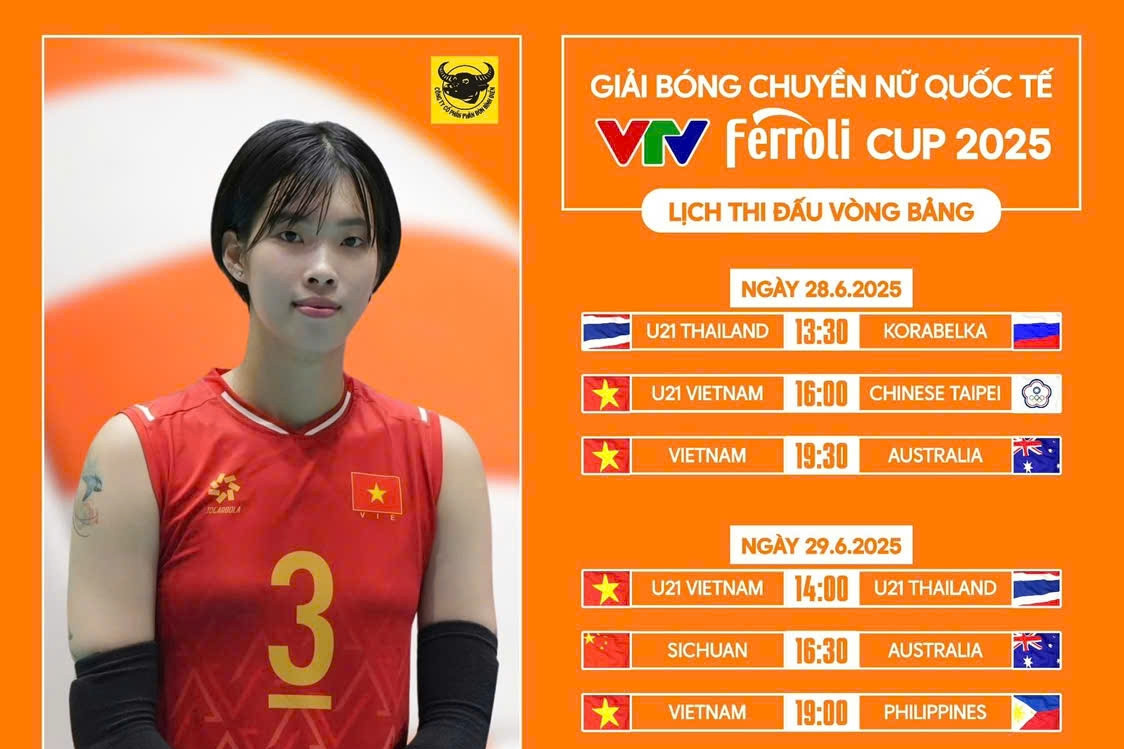 Lịch thi đấu bóng chuyền nữ VTV Cup 2025 mới nhất