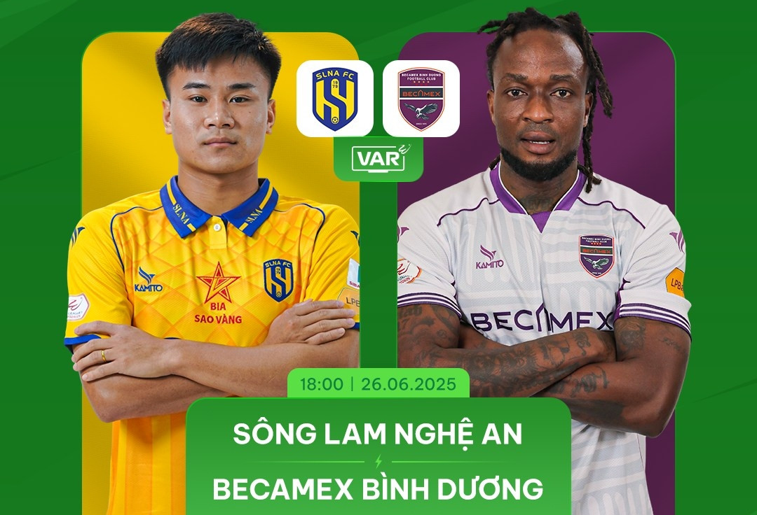 Trực tiếp bóng đá SLNA vs Bình Dương: Điểm tựa sân Vinh