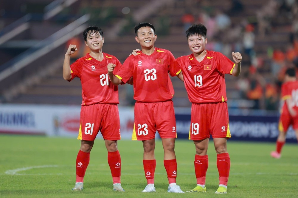 Tuyển nữ Việt Nam thắng to trận ra quân vòng loại Asian Cup