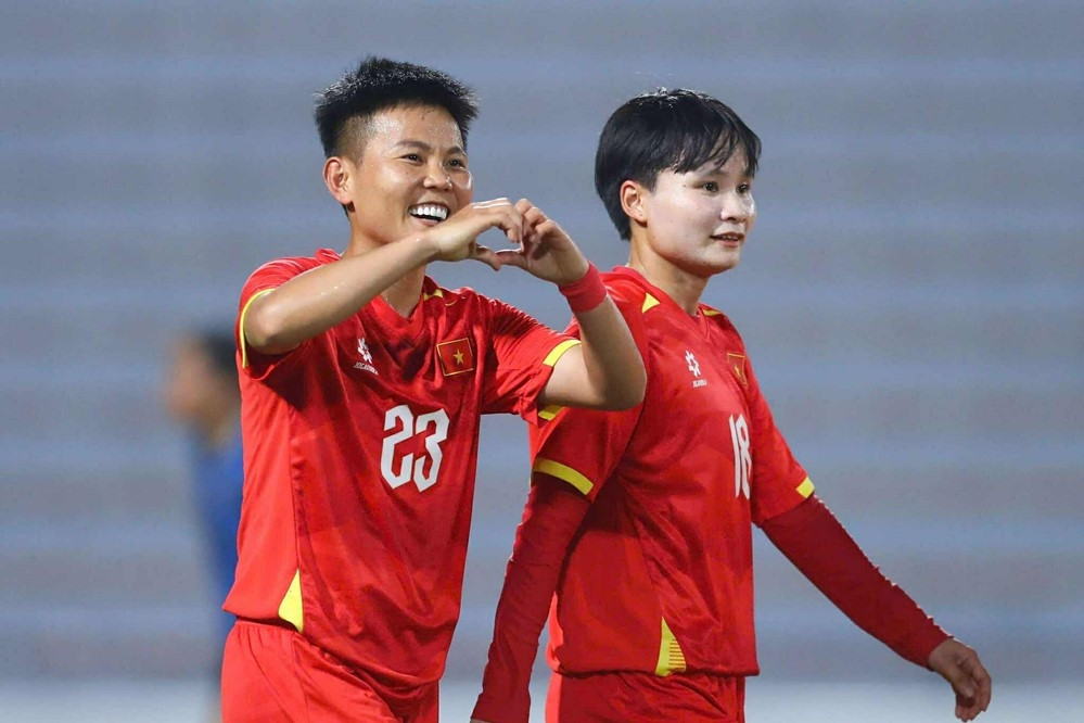 Tuyển nữ Việt Nam thắng 4-0, giành vé dự VCK Asian Cup 2026