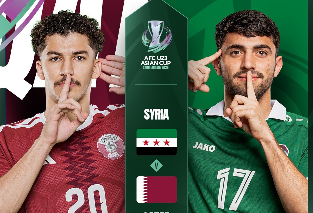 Link xem trực tiếp bóng đá U23 Syria vs U23 Qatar, VCK U23 châu Á 2026