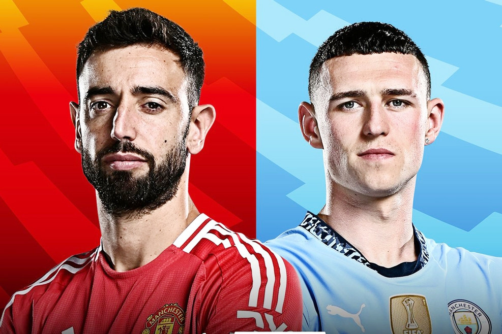 Trực tiếp bóng đá MU vs Man City: Hấp dẫn derby Manchester