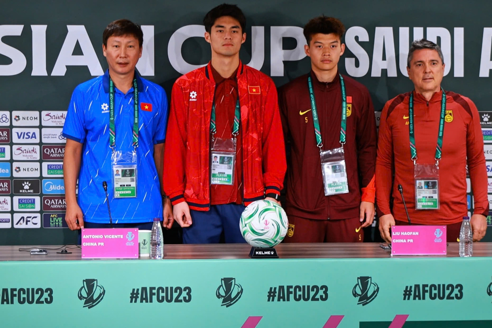 Cầu thủ U23 Trung Quốc muốn đá luân lưu với U23 Việt Nam