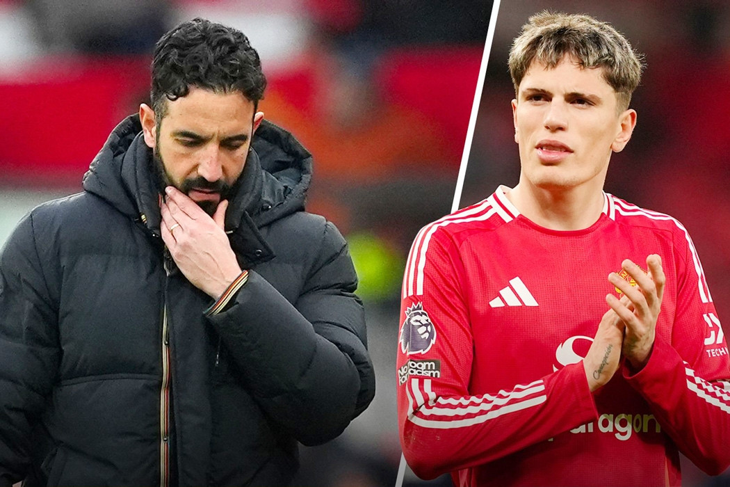 Garnacho ăn mừng khi thấy Ruben Amorim 'bay ghế'