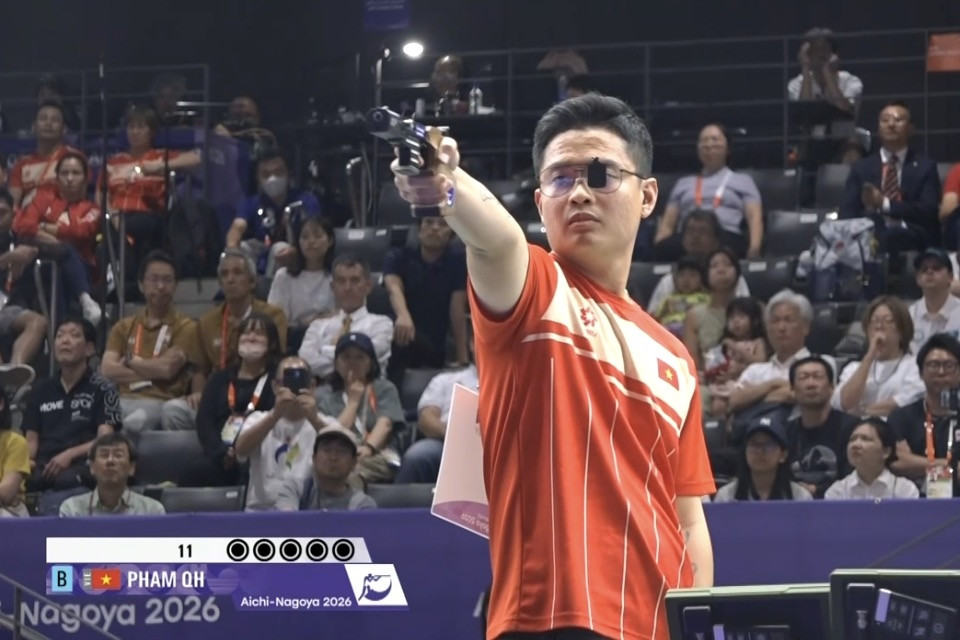 Trực tiếp ASIAD 2026 ngày 1/10: Quang Huy đang thi chung kết 25m súng ngắn