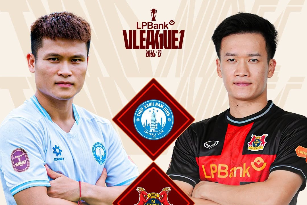 Trực tiếp bóng đá Nam Định vs Ninh Bình: Tuấn Hải đối đầu Hoàng Đức