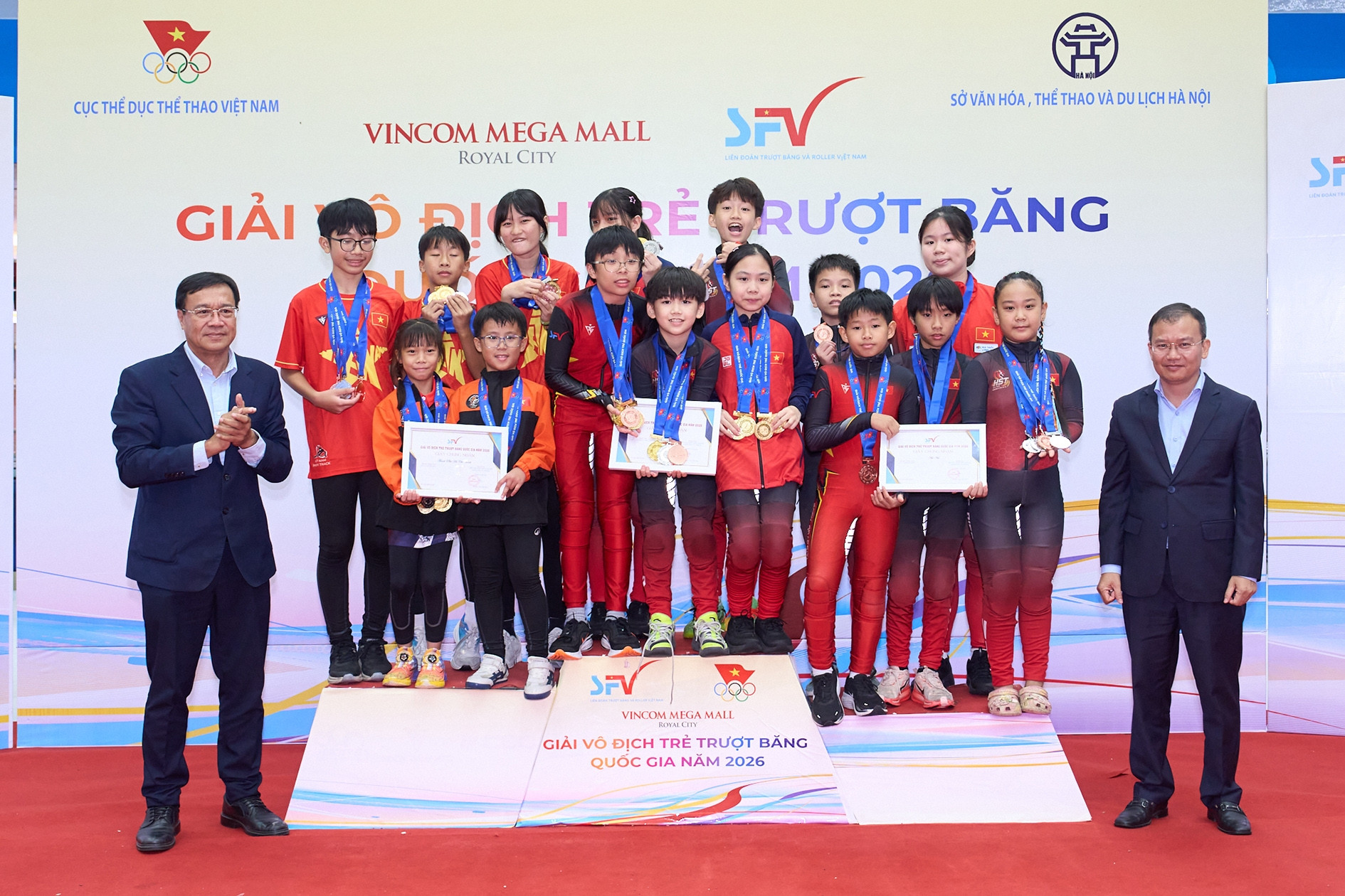 Hà Nội giành 19 HCV tại giải vô địch trẻ Trượt băng Quốc gia 2026