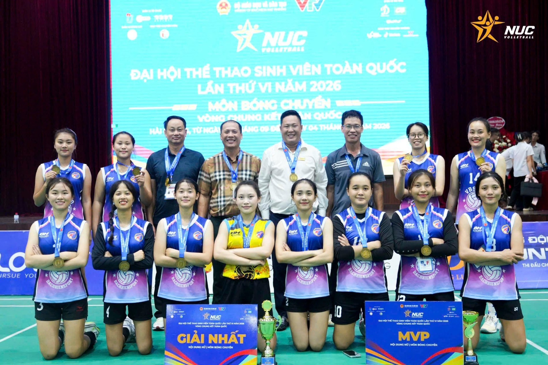 Xác định nhà vô địch bóng chuyền sinh viên toàn quốc 2026