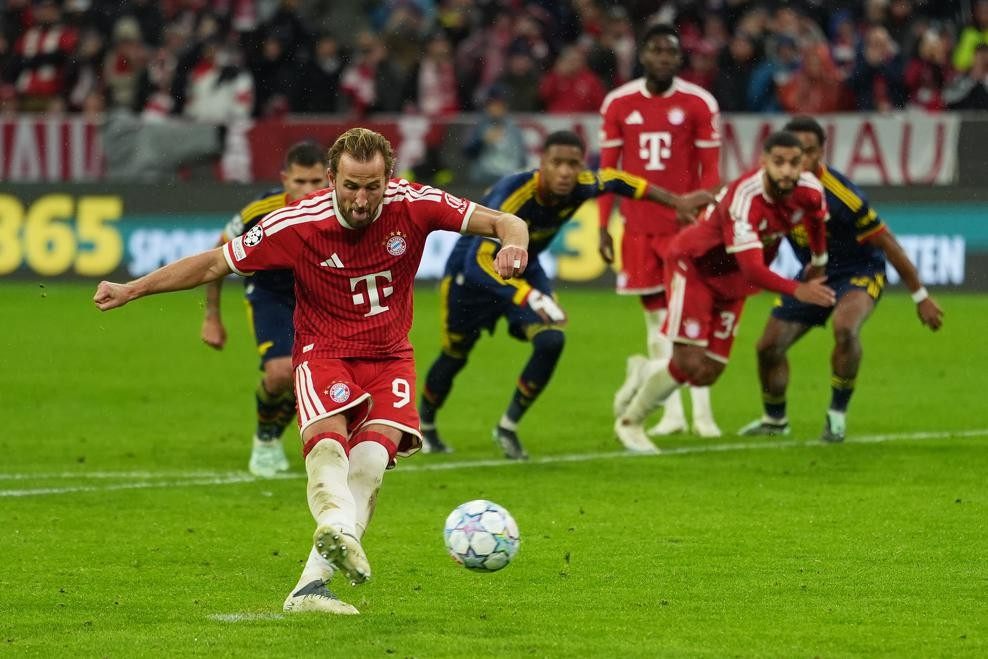 Trực tiếp Bayern Munich 2-1 Arsenal: Harry Kane tỏa sáng (H2)