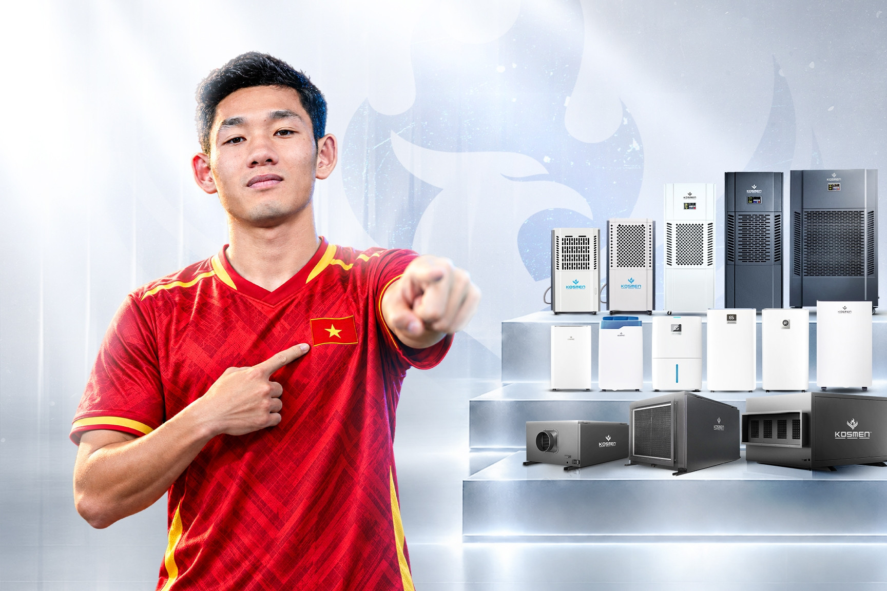 Cầu thủ Nguyễn Hai Long trở thành đại sứ thương hiệu Kosmen