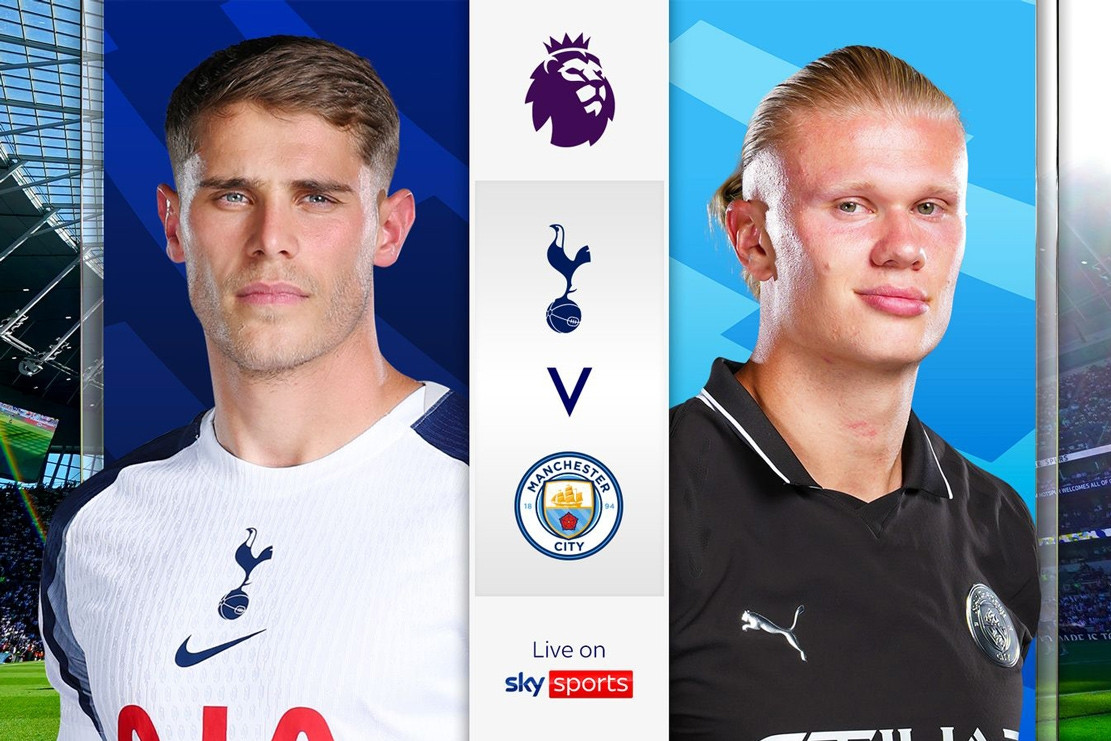 Trực tiếp bóng đá Tottenham vs Man City: Vòng 24 Ngoại hạng Anh