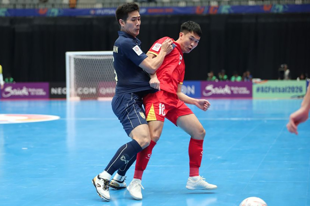 Lịch thi đấu vòng tứ kết futsal châu Á 2026: Việt Nam đấu Indonesia