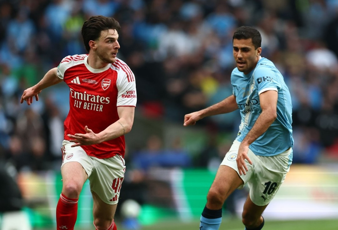 Trực tiếp bóng đá Arsenal 0-0 Man City: Ăn miếng trả miếng