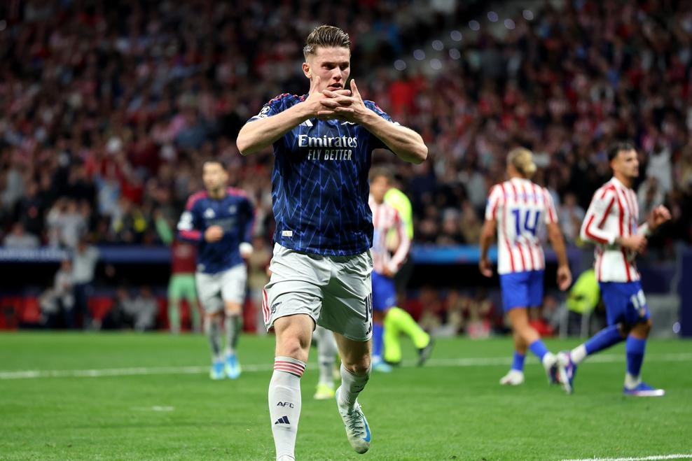 Trực tiếp Atletico Madrid 1-1 Arsenal: Alvarez gỡ hòa (H2)