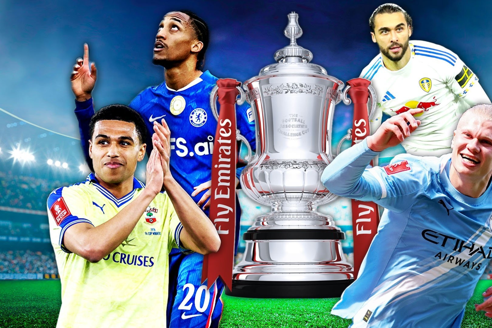 Bốc thăm bán kết FA Cup: Man City và Chelsea reo vui