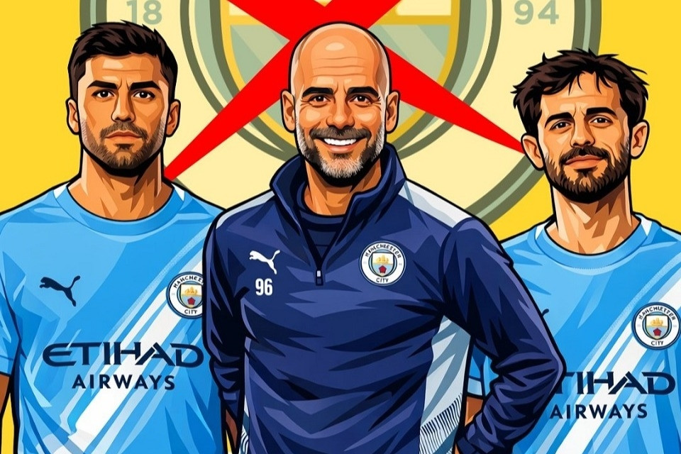 Pep Guardiola nhìn trò cưng rời Man City vào cuối mùa