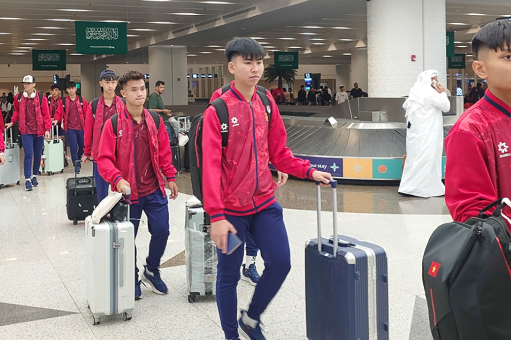 U17 Việt Nam tới Saudi Arabia, sẵn sàng tranh vé World Cup