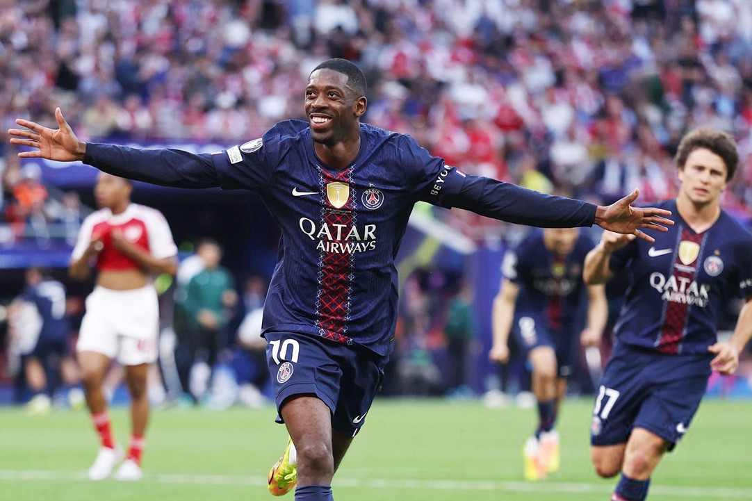 Trực tiếp Arsenal 1-1 PSG: Kvaratskhelia sút dội cột (H2)
