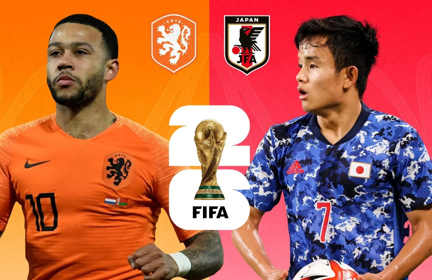 Link xem trực tiếp bóng đá Hà Lan vs Nhật Bản, 03h ngày 15/6