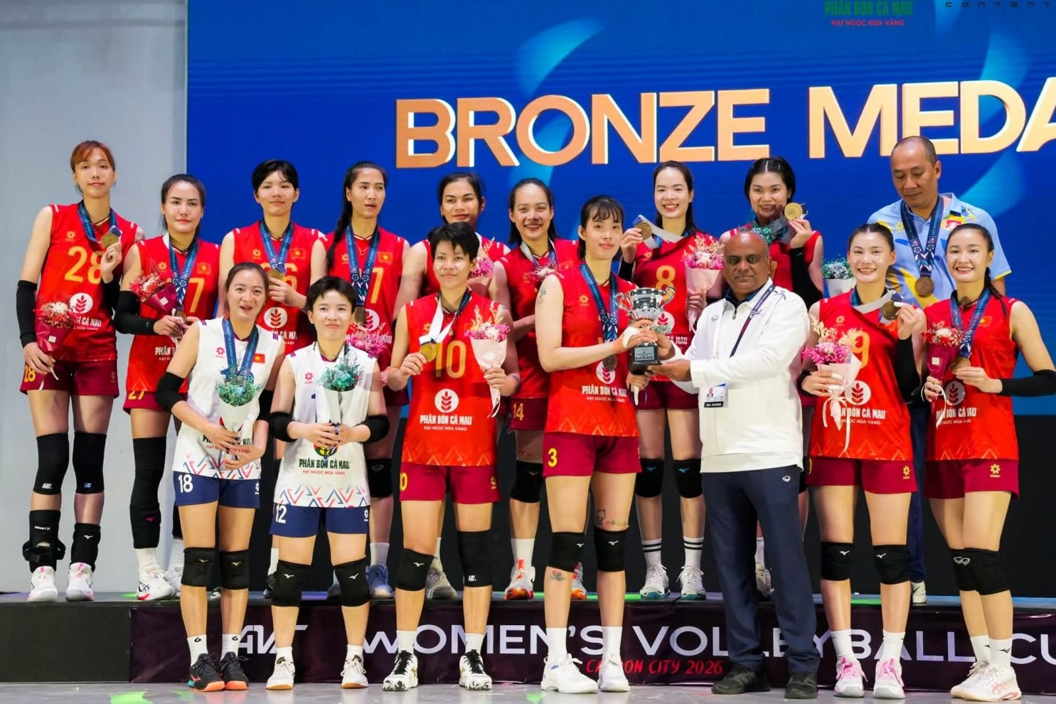 Bóng chuyền nữ Việt Nam thắng áp đảo, giành hạng 3 AVC Nations Cup