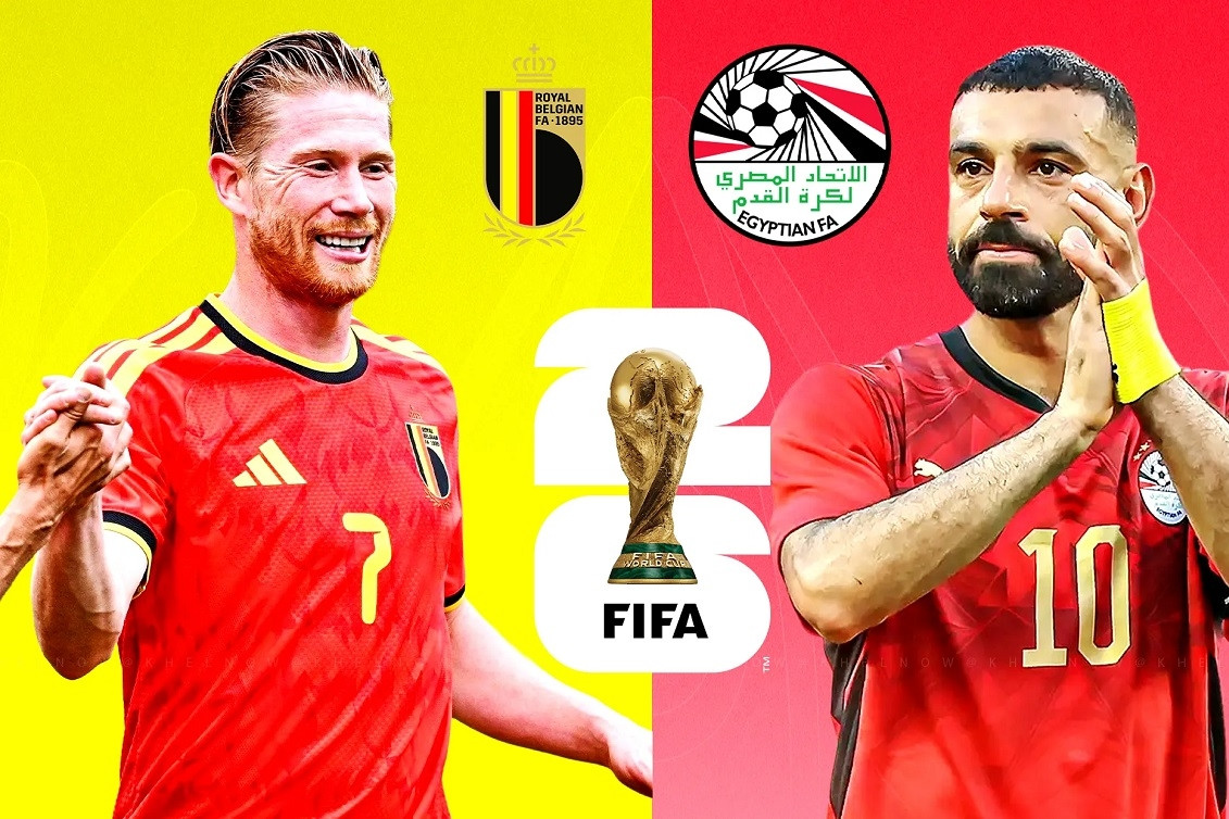 Trực tiếp bóng đá Bỉ vs Ai Cập: De Bruyne đấu Salah