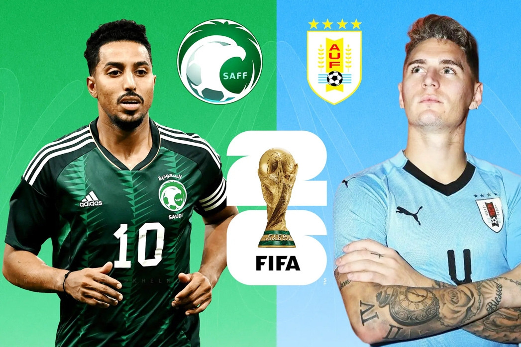Trực tiếp bóng đá Saudi Arabia vs Uruguay: Bảng H World Cup 2026