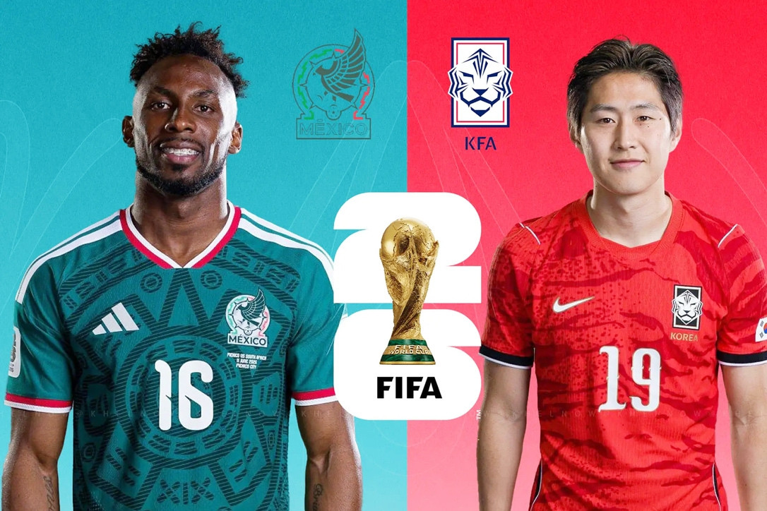 Trực tiếp bóng đá Mexico vs Hàn Quốc: Bảng A World Cup 2026