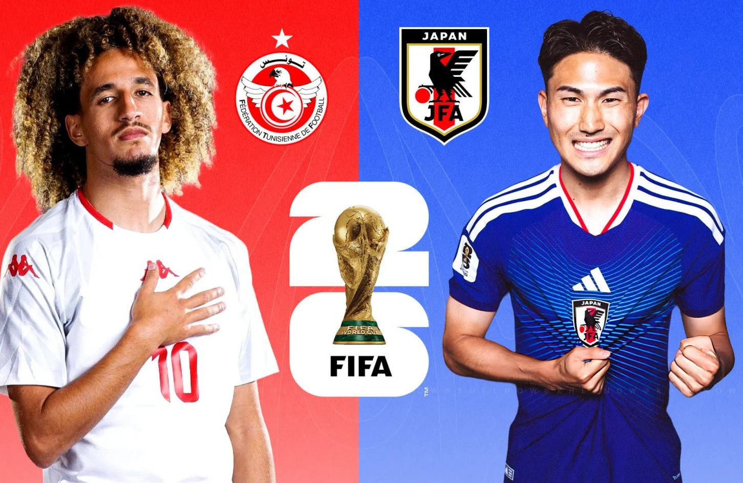 Trực tiếp bóng đá Nhật Bản vs Tunisia: 'Samurai xanh' đi tìm chiến thắng